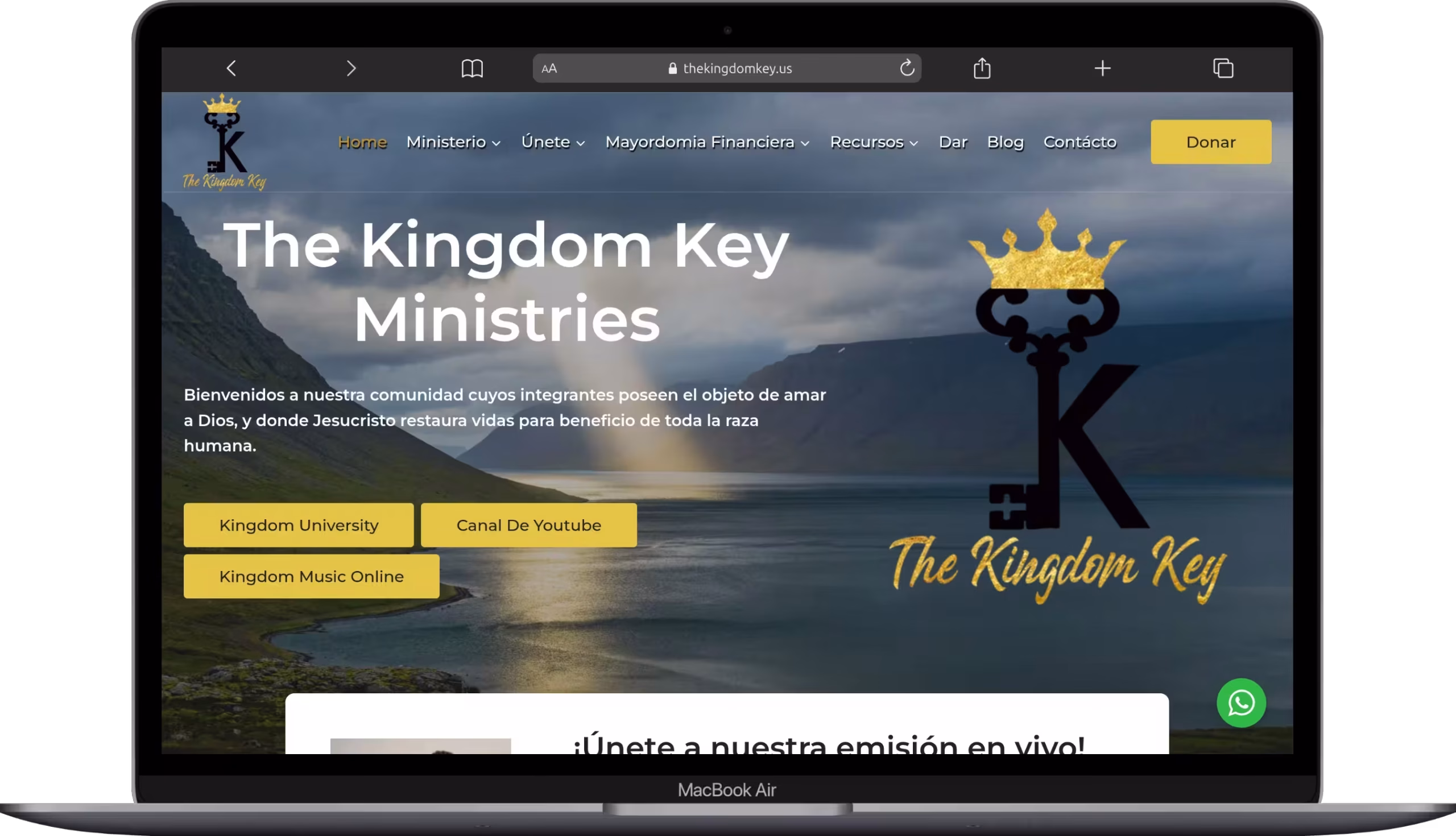 Proyecto realizado
Diseño y desarrollo WordPress